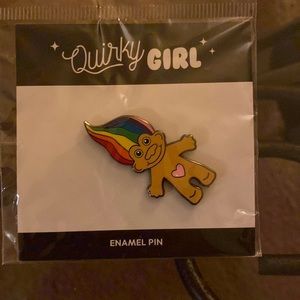 Rainbow Troll Enamel Pin